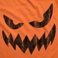 thumbnail image 2 of Womens Wavy Mouth Wayne Pumpkin T Shirt Funny Halloween Jack O Lantern Terrifying Smile Tee for Ladies Womens Graphic Tees, 2 of 9