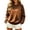 Brown_03, variant on Womens Sweatshirt Long Sleeve Vintage Washed Crew Neck Pullover Broom Witch Theme Graphic Casual Fall Halloween Occasions Top Saffron XXXL