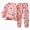 G167-Pink, variant on masbird Kids Long Sleeve Pajamas Set Soft Stretchy Sleepwear Clothes For Girls Boys Cute Printed PJs 6-12 Months 12-24 Months 2t 3t 4t 5t 6t 7t 8t 9t(Navy,6-12 M)