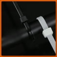 thumbnail image 5 of Brida de nailon para cables de plástico de color blanco y negro enrollada con cinta de 3 x 100 x 150 x 4 x 200 x 250 x 5 x 8, 5 of 5