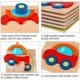 thumbnail image 4 of Rompecabezas de madera Juguetes Montessori Juguetes educativos para niños pequeños oso de fresa  Electrónica, 4 of 5