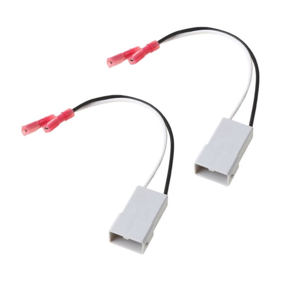 ZPAQI 2Pcs Speaker Cable Adaptor Plug Connectors Audio Wire Connector Fit for