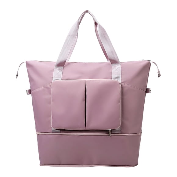 Grand Sac de Voyage Pliable à Grande Capacité avec Multiples Compartiments et Séparation Humide-Sèche - Parfait pour les Vols et les Excursions de 3-5 Jours