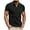 Black, variant on LODIENY Men's Casual Polo Shirts Short Sleeve Fashion Golf Shirt Classic Striped Slim Fit T-Shirts Lightweight Business Work Collared T Shirt Pink L