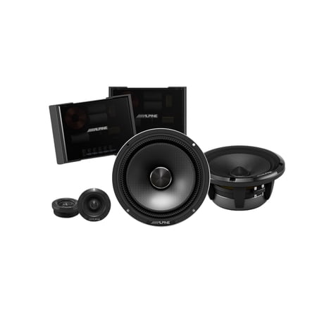 New Alpine Status HDZ-65CS Hi-Res 6.5 2-Way Slim-fit Component Speaker Set