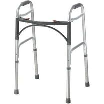 Deluxe Two Button Folding Walker( Pack of 2 )