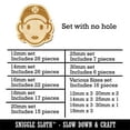 thumbnail image 2 of Occupation Athlete Softball Woman Icon Wood Mini Charms Shapes DIY Craft Jewelry - No Hole - 14mm (26pcs), 2 of 7