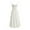 White, variant on Wancir Women's 2024 Summer Sleeveless Halter Neck Ruffle Hem Split Flowy Swing Long Midi Dress
