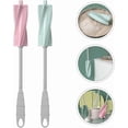thumbnail image 2 of Rotatable Pacifier Cleaning Brush For Feeding Bottles Portable 360° Soft Scrubbing Tool For And Green, 2 of 9
