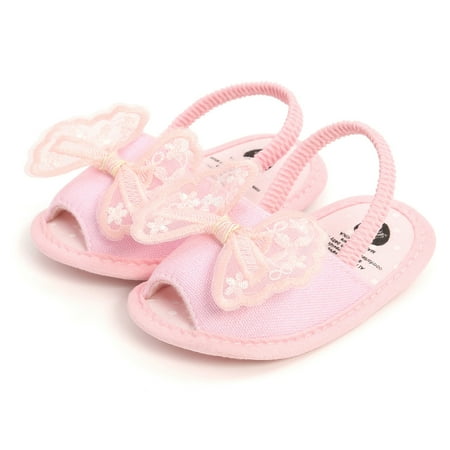 

Cathalem Jellies Shoes for Girls Girls Lace Flowers Soft Sole Toddler Shoes Sandals Princess Shoes Fish Mouth Kids Shoes Size 4 Pink 6 Months