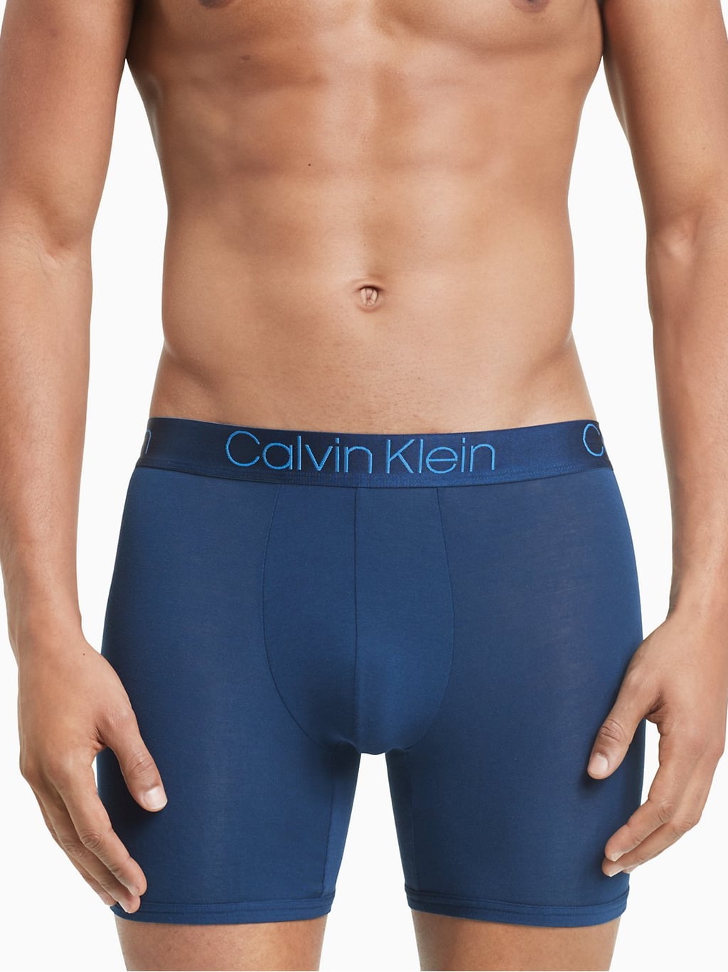 Calvin Klein Men's Ultra Soft Modal Boxer Brief, Blue Shadow, Medium -  