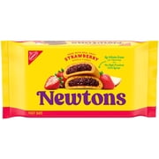 NEWTONS Strawberry Soft Baked Real Fruit Bars, Chewy Strawberry Cookies, 10 oz