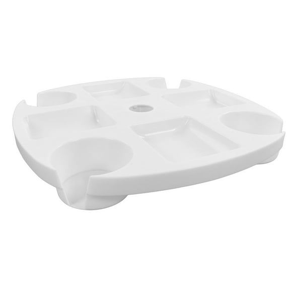 Umbrella Table Tray, Beach Umbrella Table Tray Easy Installation Round Weather Resistance For Snack