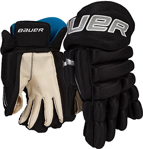 Bauer Prodigy Youth Hockey Gloves, 9 Inch, Black by Bauer
