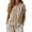 Khaki, variant on Womens T-Shirts Loose Fit Short Sleeve Crew Neck Solid Color Pullover Tops Jersey Knit Breathable Fabric Relaxed Silhouette Summer Season Minimalist Design Technical Apparel Khaki M