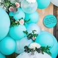 thumbnail image 4 of 18 Inch 10 Pack Teal Balloons KIRIKOU Big Large Round Helium Thick Latex Balloons for Birthday Wedding Baby Shower Graduation Party Decoration, 4 of 5