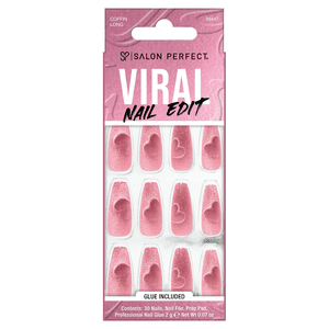 Salon Perfect Press-On Nails, 310 Viral Magnetic Heart