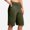 Army Green, variant on Coorders No Bunderies Womens High Waist Shorts, Oversized Ladies Soft Yoga Fitness Athletic Leggings Pants Army Green, Size XXL