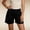 Black, variant on Women's Casual Solid Color Mid Waist Straight Leg Denim Shorts with Patch Pockets Elastic Comfort M