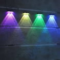 thumbnail image 1 of Lámpara de pared solar para exteriores, impermeable, con doble cabezal, para jardín, con modos de color fijo e intermitente, alimentada por energía solar para una fácil instalación y ahorro, 1 of 9