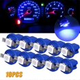 thumbnail image 3 of 10pcs 5 Colors T5 Car LED Dashboard Indicator Light B8.5D 5050 1SMD Dashboard Gauge Instrument T5 Bulb Universal Car Accessories, 3 of 5