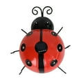 thumbnail image 2 of HHGBAD Solar Ladybug Metal Garden Wall Art Decor,Photoluminescence, Indoor Outdoor Sculpture with LED Lights,Cute & Durable Yard Statues for Home Decoration, 2 of 6