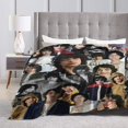 thumbnail image 2 of Mike Wolfhard Wheeler Printed Blanket Throw Lightweight Super Soft Micro Fleece Throw Blankets, 2 of 5