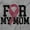 Sport Grey, variant on Breast Cancer BCA Pink Ribbon for Mom Womens Slim Fit Graphic Tee Brisco Brands L