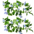 thumbnail image 3 of Cateissary 2 uds vid Artificial gloria de la mañana follaje colgante decoración del hogar planta de vid de simulación Plantas Artificiales azul, 3 of 6