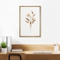 thumbnail image 4 of Framed Canvas Print Wall Art Minimalist Floral Botanical Art for Living Room, Bedroom, Office - 16"x24" NATURAL, 4 of 7