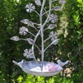 thumbnail image 4 of 1pc Retro Design Bird Food Container Garden Bird Feeder Iron Hanging Decor, 4 of 7