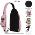 thumbnail image 3 of Crossbody Sling Backpack for Women Men Cute Cherry Pattern Shoulder Sling Crossbody Casual Chest Bag for Travel Sports Running Hiking, 3 of 6