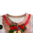 thumbnail image 4 of Suéter de cuello redondo de manga larga para el día de Navidad Pompotops oipoqjl18646, 4 of 6