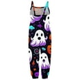 thumbnail image 4 of Kwasome Romper For Girls Toddler Baby Girl Halloween Prints Jumpsuit Sleeveless Romper Pants Outfits Purple Adorable Romper For Girls 1-2 Years, 4 of 5
