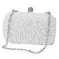 thumbnail image 1 of Fashion Clutch Bag Beaded Party Bridal Wedding Purse, 1 of 5