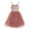 Pink, variant on Uccdo Toddler Baby Girls Sleeveless Tutu Dress Little Girls Party Princess Dresses Infants Layered Tulle Sundress 9M-8T