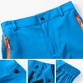 thumbnail image 4 of ATOGUTA Boys Hiking Pants Detachable Windproof Water Proof Outdoor Hiking Pants Size 3T-15, Light Blue, 4 of 6