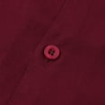 thumbnail image 3 of Bcfgryg Men's Casual Solid Shirt Short Sleeve Single Turn-Down Collar Shirt Business Shirts Men, 3 of 4
