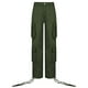thumbnail image 2 of Gibobby Pantalones deportivos tipo cargo para mujer Pantalones de con cintura de mezclilla, pantalones cortos rasgados para mujer, pantalones informales para mujer(Verde,G), 2 of 5