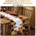 thumbnail image 2 of Pumpkin Cobweb Halloween Table Runner - Scary Themed Spooky Table Cloth for Party Decor - 13 x 72 Inch, 2 of 7