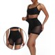 thumbnail image 5 of Fajas de cintura para mujer, pantalones cortos con control de , ropa interior moldeadora sin costuras, bragas de muslo, levantador de glút Negro L Baoblaze Bragas moldeadoras de mujer, 5 of 7
