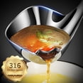 thumbnail image 1 of MesaSe Stainless Steel Ladle Spoon Easy Storage Thicken Material for Serving or Cooking - A, 1 of 8