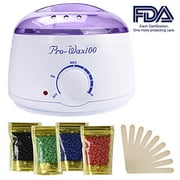 Wax Warmer, Portable Electric Hair Removal Kit for Facial Bikini Area Armpit-- Melting Pot Hot Wax Heater accessories Total Body Waxing Spa or Self-waxing Spa in Home For girls  Women  Men