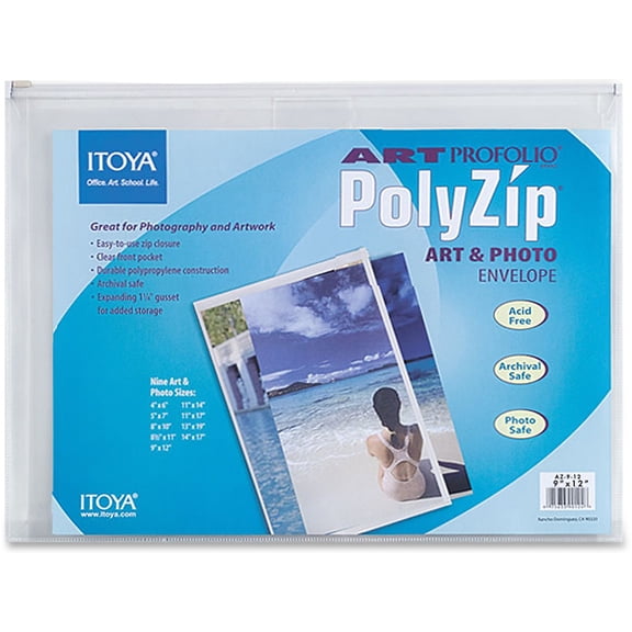 Art Profolio PolyZip Vinyl File Pocket
