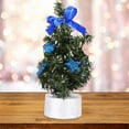 thumbnail image 7 of 15cm Decorated Mini Christmas Tree Easy to Maintain PVC No Withering Artificial Christmas Tree Table Decor, 7 of 7