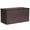 Brown, variant on WASUHE 100 Gallon Large Deck Boxes Outdoor Waterproof, Lockable Patio Storage Box for Furniture,Pool Float, Garden Tools, Waterproof Outdoor Storage Cabinet, UV Resistant, Black