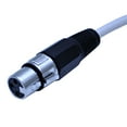 thumbnail image 2 of Seismic Audio  6 Foot White XLR to XLR Patch Cable - 6' XLR Patch Cord White - SAXLX-6White, 2 of 3