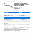 thumbnail image 2 of Fuel Injection Pressure Regulator Vacuum Line - Compatible with 2000 - 2003 GMC Yukon XL 1500 2001 2002, 2 of 2