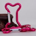 thumbnail image 2 of 5Pcs Bone Shape Spring Snap Clip Aluminum Alloy KeyRings Hanging Buckle Carabiner Keychains Bag Clip Hook Connectors, 2 of 7