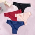 thumbnail image 2 of Ropa interior de mujer, bragas deportivas sexis sin costuras, lencería femenina, Tanga con espalda en T, Tanga de talla grande XXL, ropa interior de tiro bajo de seda helada Tan Jianjun unisex, 2 of 2